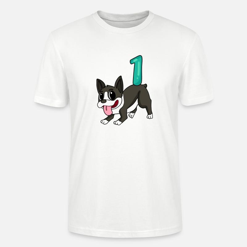 Zahl 1 Nummer Eins - Stanley/Stella Unisex Bio-T-Shirt CRAFTER - Weiß