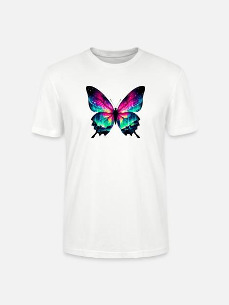 Papillon - T-shirt bio CRAFTER Stanley Stella Unisexe - blanc