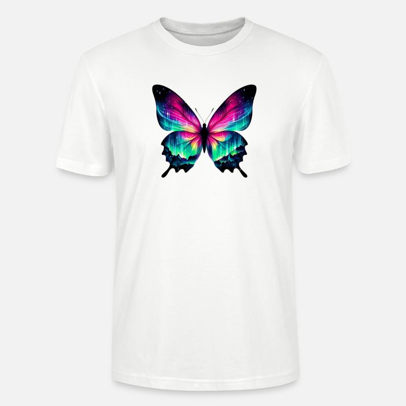 Papillon - T-shirt bio CRAFTER Stanley Stella Unisexe - blanc