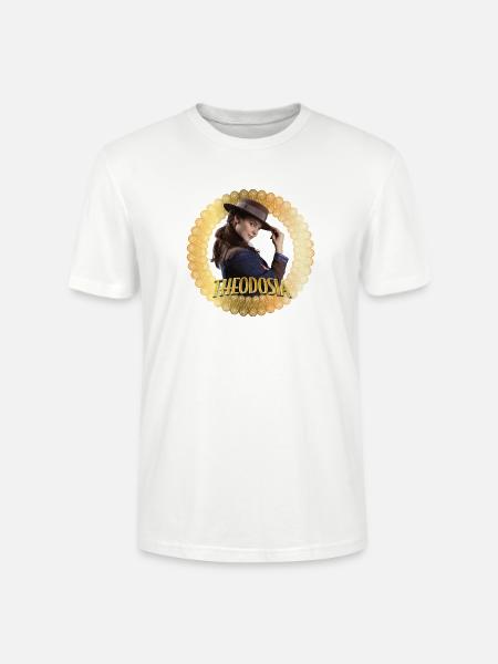 Theodosia Theo Mit Logo - Stanley/Stella Unisex Bio-T-Shirt CRAFTER - Weiß