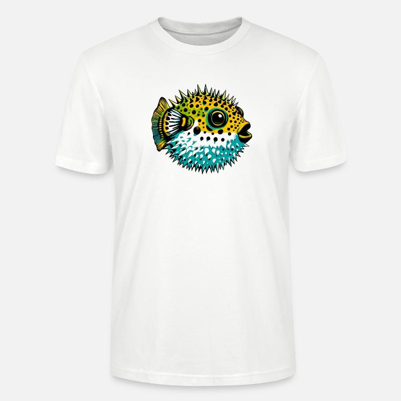 Kugelfisch - Stanley/Stella Unisex Bio-T-Shirt CRAFTER - Weiß