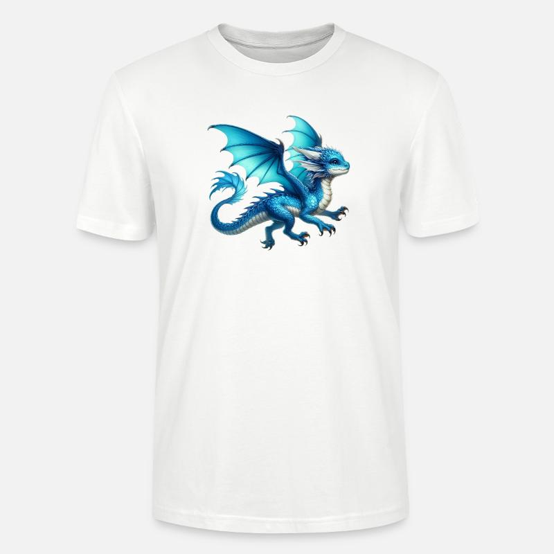 Drache - Stanley/Stella Unisex Bio-T-Shirt CRAFTER - Weiß