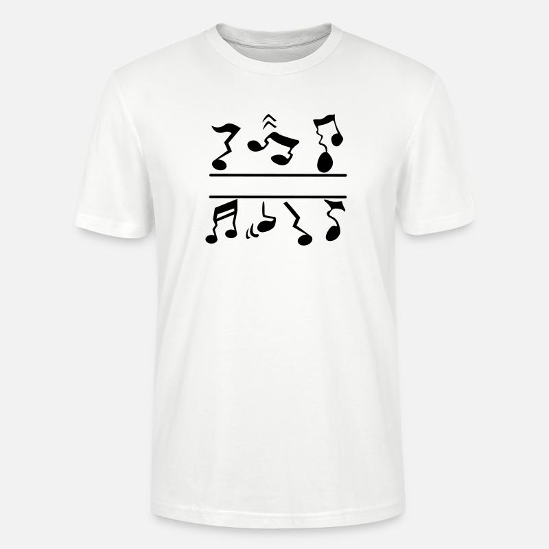 Fausses notes - T-shirt bio CRAFTER Stanley Stella Unisexe - blanc
