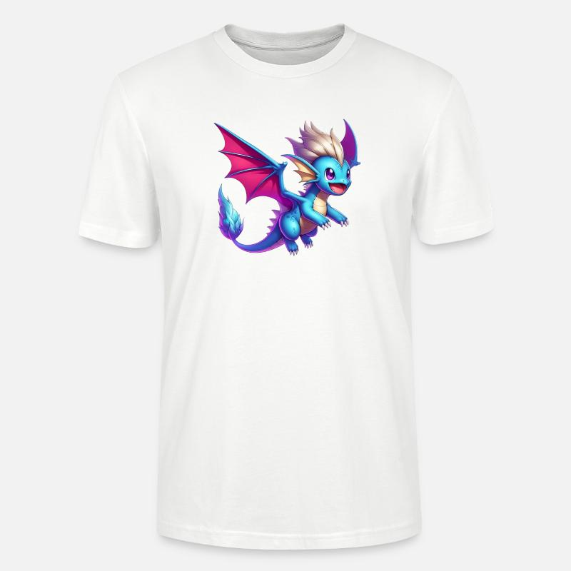 Drache - Stanley/Stella Unisex Bio-T-Shirt CRAFTER - Weiß