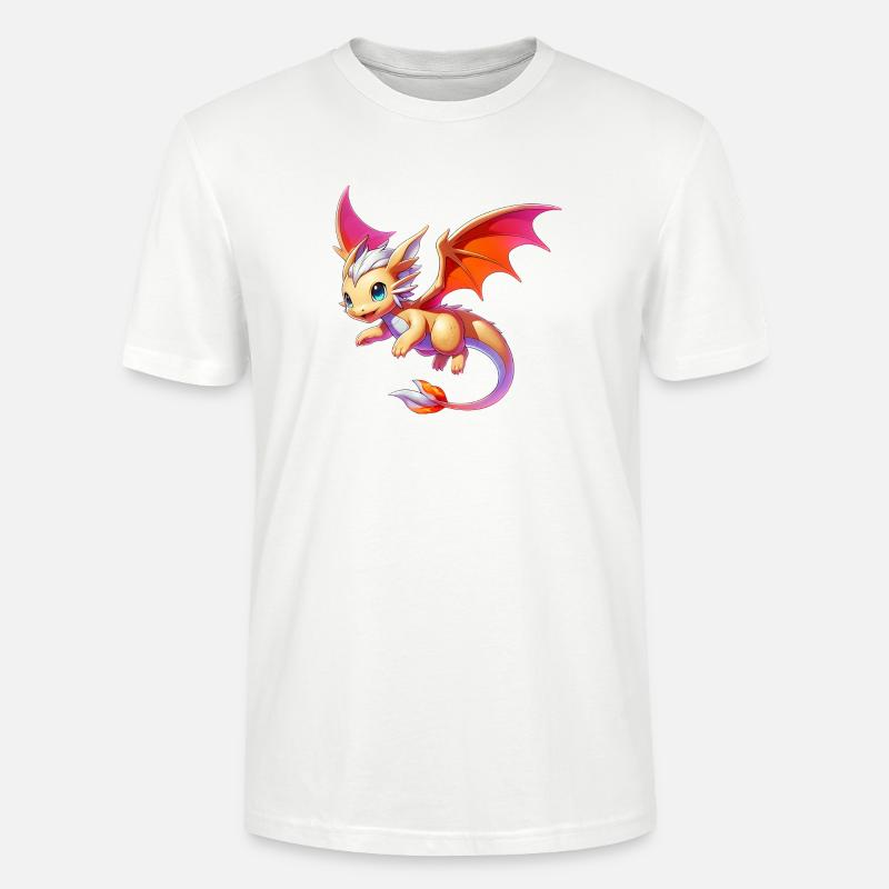 Drache - Stanley/Stella Unisex Bio-T-Shirt CRAFTER - Weiß