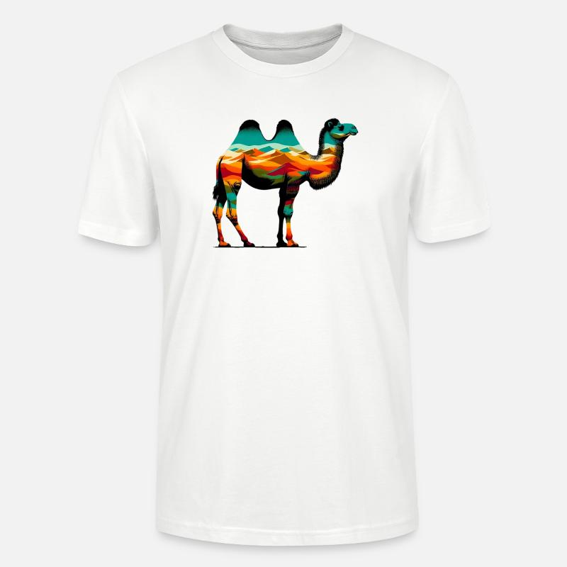 Kamel - Stanley/Stella Unisex Bio-T-Shirt CRAFTER - Weiß