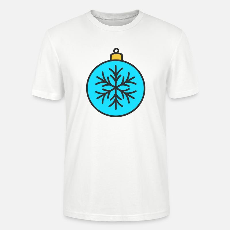 Weihnachtskugel - Stanley/Stella Unisex Bio-T-Shirt CRAFTER - Weiß
