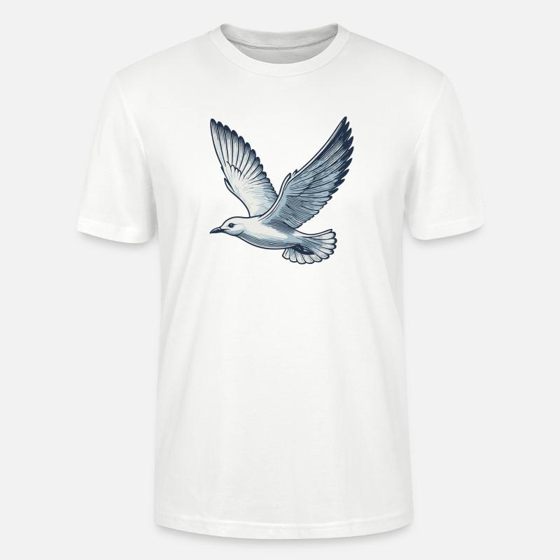 Möwe - Stanley/Stella Unisex Bio-T-Shirt CRAFTER - Weiß