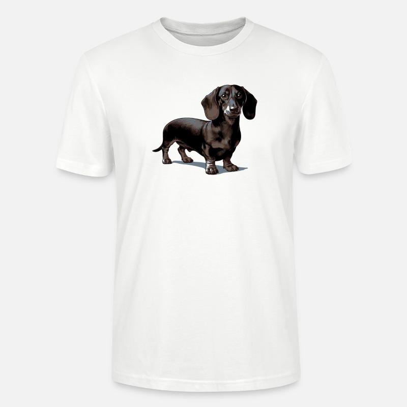 Teckel - T-shirt bio CRAFTER Stanley Stella Unisexe - blanc