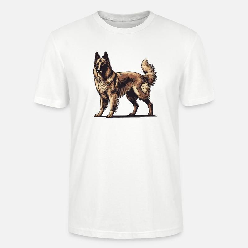 Schäferhund - Stanley/Stella Unisex Bio-T-Shirt CRAFTER - Weiß