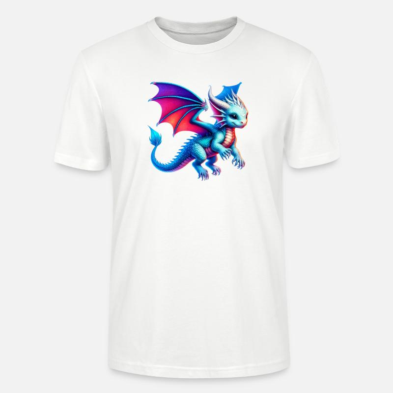 Drache - Stanley/Stella Unisex Bio-T-Shirt CRAFTER - Weiß