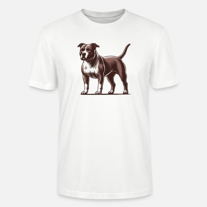 Pitbull - Stanley/Stella Unisex Bio-T-Shirt CRAFTER - Weiß
