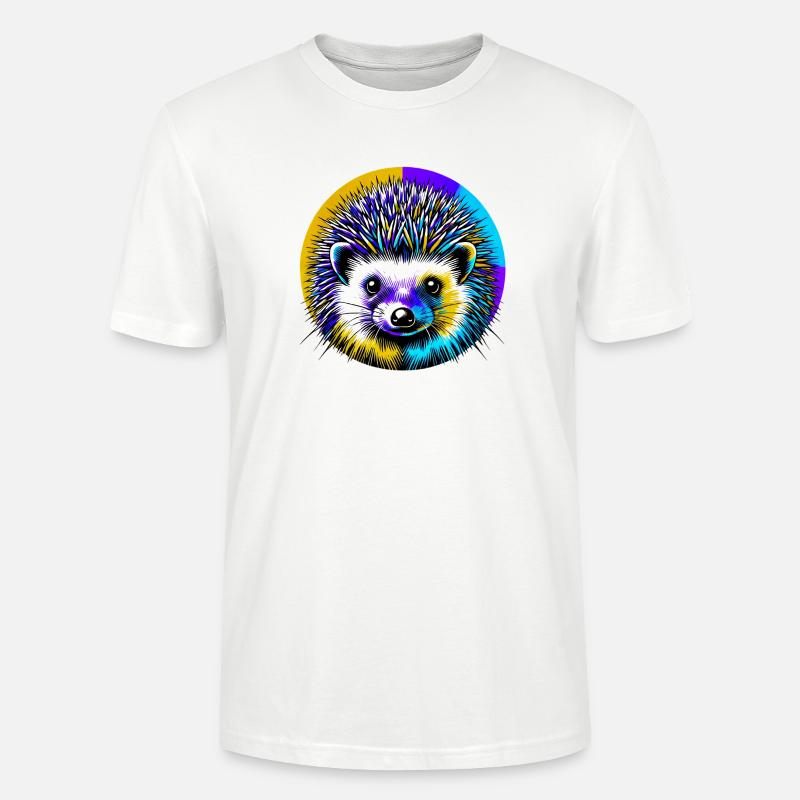 Igel - Stanley/Stella Unisex Bio-T-Shirt CRAFTER - Weiß