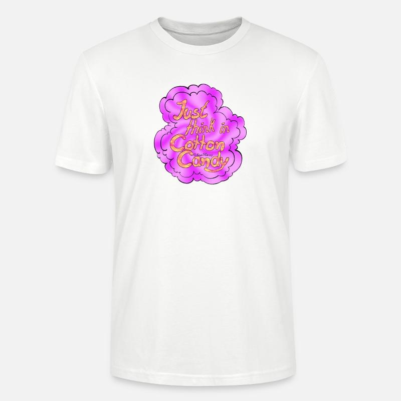 Cotton Candy Thinking Extra Shine - Stanley/Stella Unisex Bio-T-Shirt CRAFTER - Weiß
