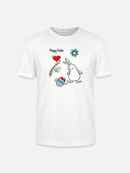 Happy Easter - Stanley/Stella Unisex Bio-T-Shirt CRAFTER - Weiß