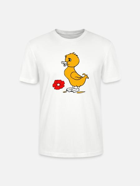 Easter chicks Happy Easter - Stanley/Stella CRAFTER Unisex Organic T-Shirt - white