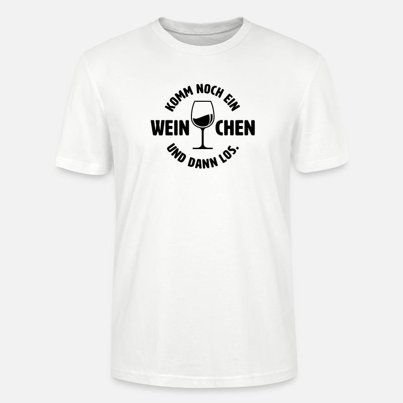 Noch ein Weinchen - Stanley/Stella Unisex Bio-T-Shirt CRAFTER - Weiß