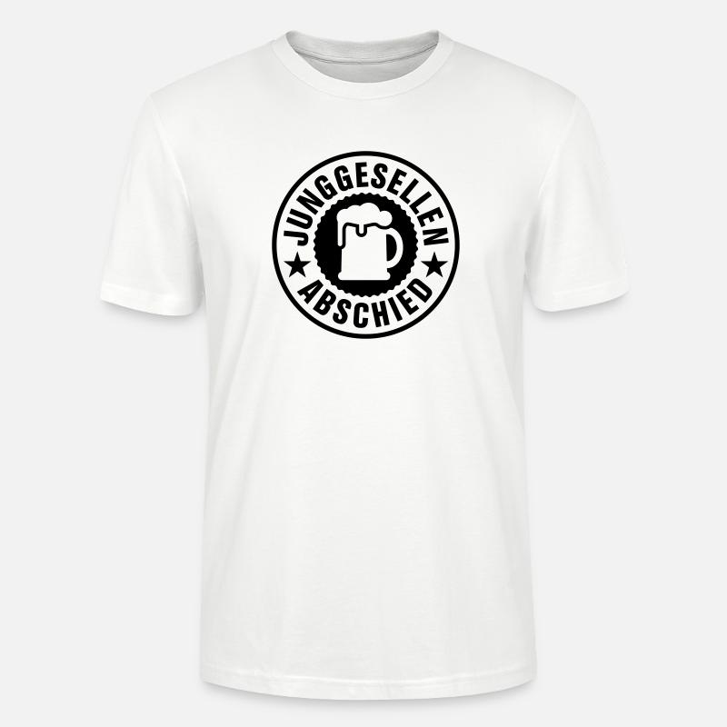 Junggesellen Abschied Bier - Stanley/Stella Unisex Bio-T-Shirt CRAFTER - Weiß
