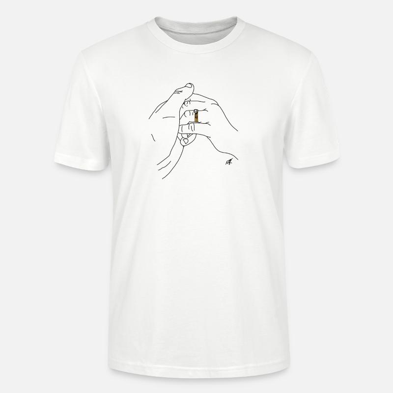 MJR - Ehe - Stanley/Stella Unisex Bio-T-Shirt CRAFTER - Weiß