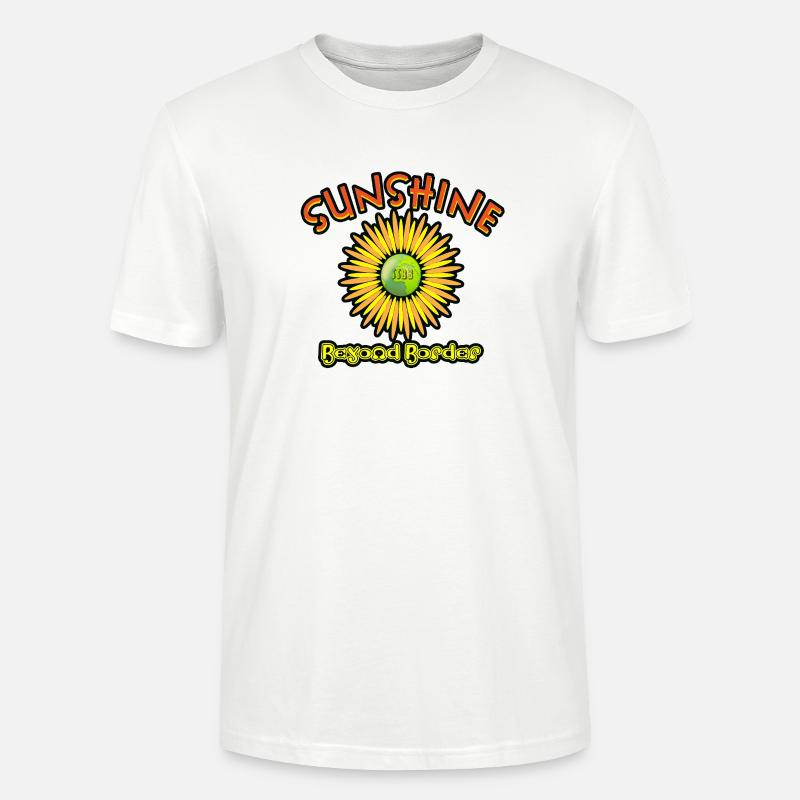 Sunshine Beyond Borders T-Shirt-Design - Stanley/Stella Unisex Bio-T-Shirt CRAFTER - Weiß