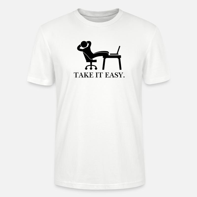 Take it easy. - Stanley/Stella Unisex Bio-T-Shirt CRAFTER - Weiß