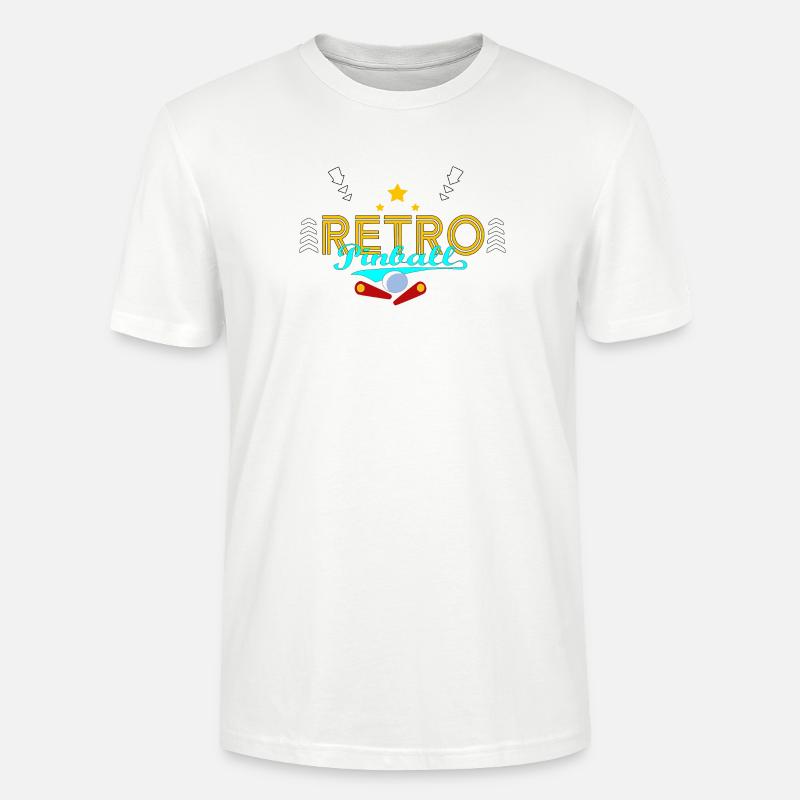 Retro-Flipper - Stanley/Stella Unisex Bio-T-Shirt CRAFTER - Weiß