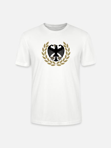 German Weight Lifting Adler - Stanley/Stella CRAFTER Unisex Organic T-Shirt - white