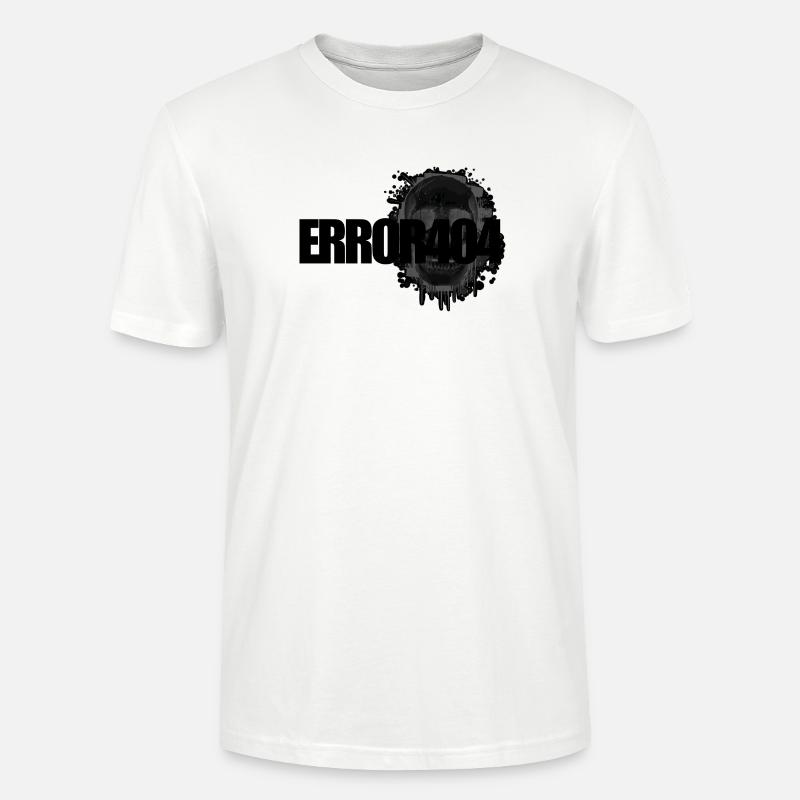 Schädel Graffiti Splatter - Stanley/Stella Unisex Bio-T-Shirt CRAFTER - Weiß