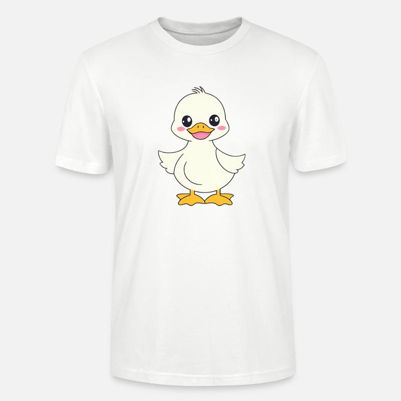 Bébé Duck Duck enfants mignon - T-shirt bio CRAFTER Stanley Stella Unisexe - blanc