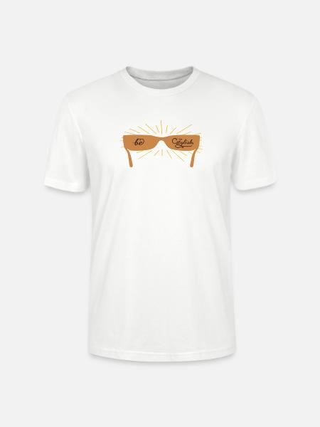 be stylish with sunglasses - Stanley/Stella CRAFTER Unisex Organic T-Shirt - white