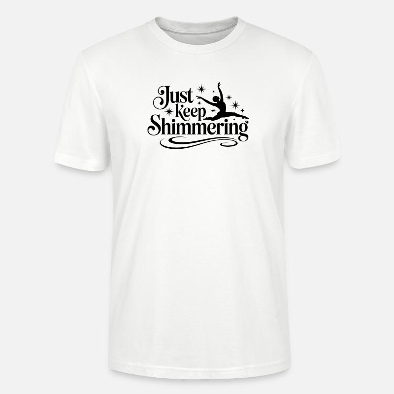 Schimmern Sie einfach weiter Synchronschwimmer - Stanley/Stella Unisex Bio-T-Shirt CRAFTER - Weiß