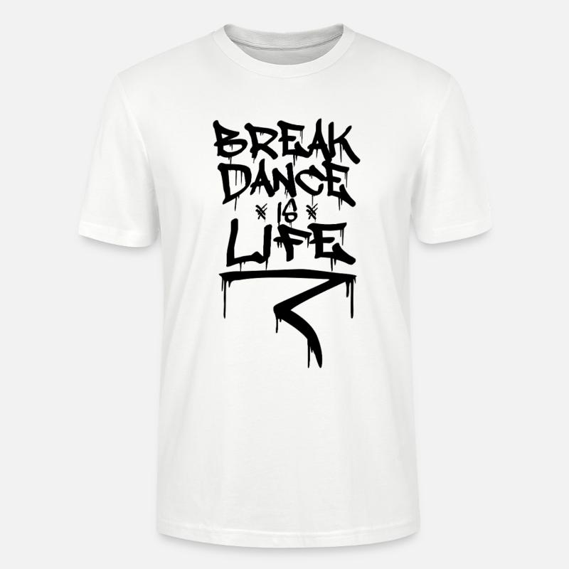 Breakdance Motivation - Stanley/Stella Unisex Bio-T-Shirt CRAFTER - Weiß
