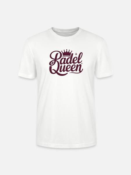 Padel Queen - Stanley/Stella CRAFTER Unisex Organic T-Shirt - white