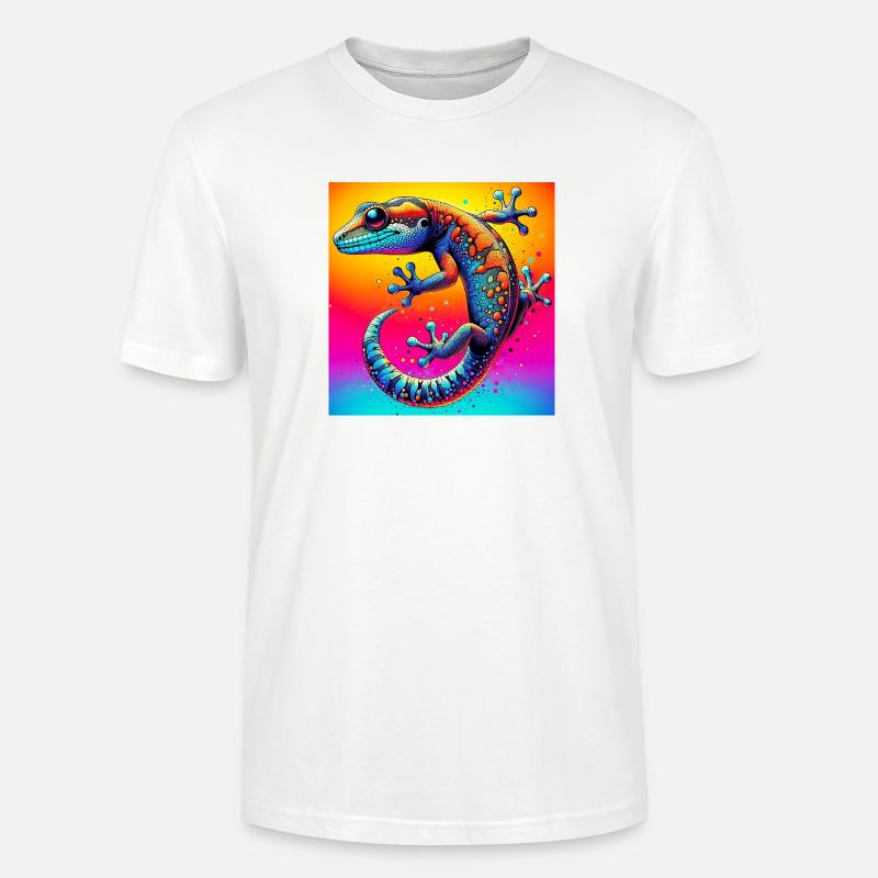 Gecko - T-shirt bio CRAFTER Stanley Stella Unisexe - blanc