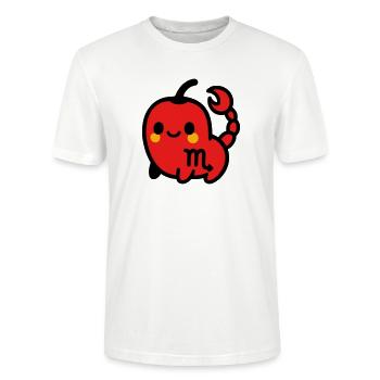 Sweet Chili Scorpion - Stanley/Stella CRAFTER Unisex Organic T-Shirt - white - Front - Alina (178cm) & Michal (187cm)