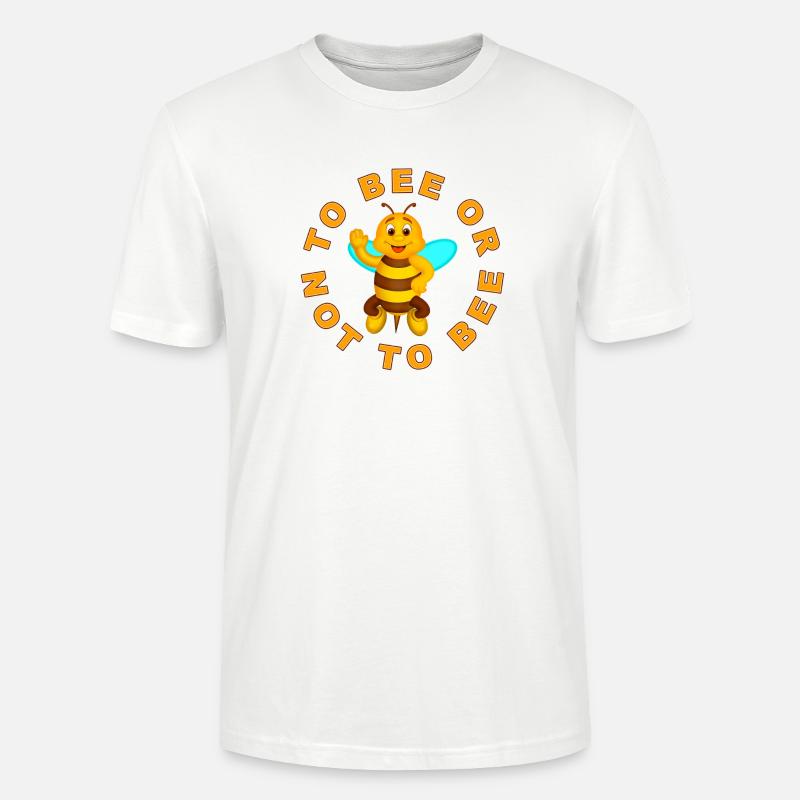 Biene oder nicht Biene - Stanley/Stella Unisex Bio-T-Shirt CRAFTER - Weiß