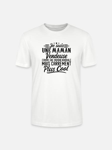 Mutter Verkäuferin: normal, aber knallharter - Stanley/Stella Unisex Bio-T-Shirt CRAFTER - Weiß