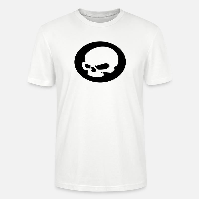 Skull - Stanley/Stella CRAFTER Unisex Organic T-Shirt - white