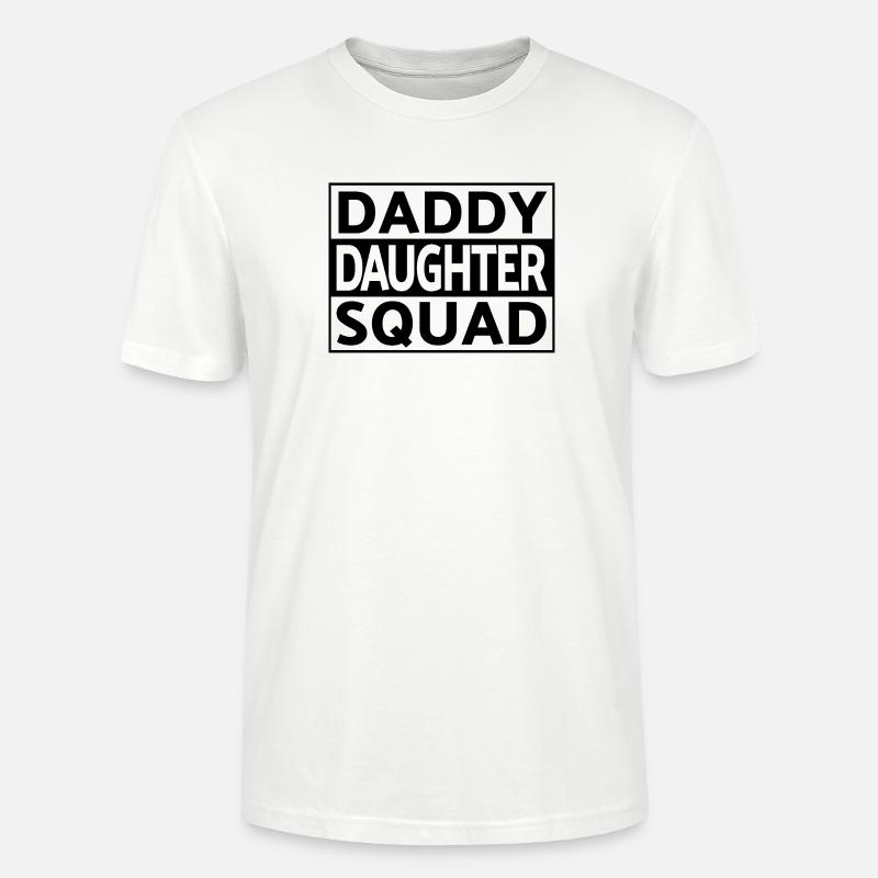 Daddy Daughter Squad Matching Vater Tochter - Stanley/Stella Unisex Bio-T-Shirt CRAFTER - Weiß
