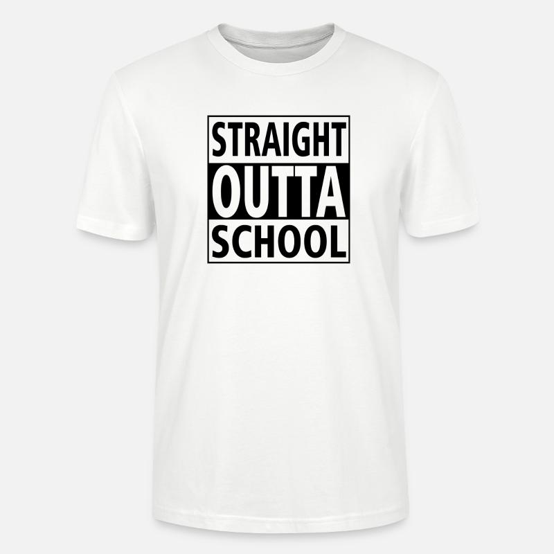 Class Shirts Direkt aus der Schule - Stanley/Stella Unisex Bio-T-Shirt CRAFTER - Weiß