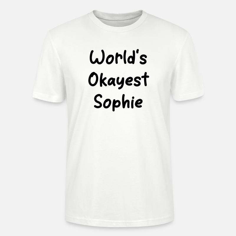 Sophie la plus correcte du monde - T-shirt bio CRAFTER Stanley Stella Unisexe - blanc