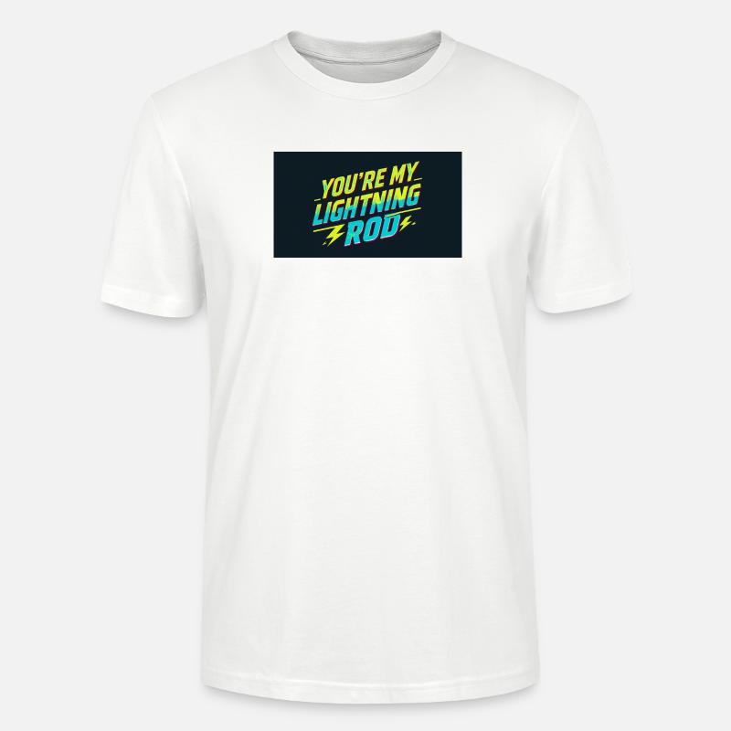 Du bist mein Blitzableiter - Stanley/Stella Unisex Bio-T-Shirt CRAFTER - Weiß
