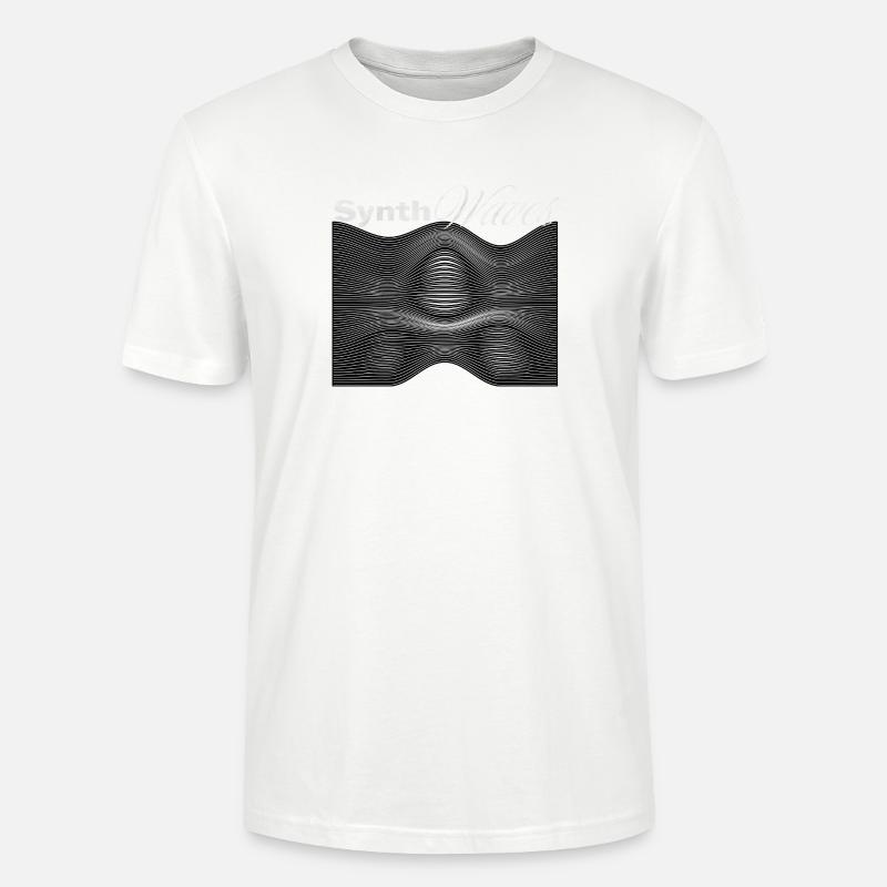Synth waves Synthesizer  - Stanley/Stella Unisex Bio-T-Shirt CRAFTER - Weiß