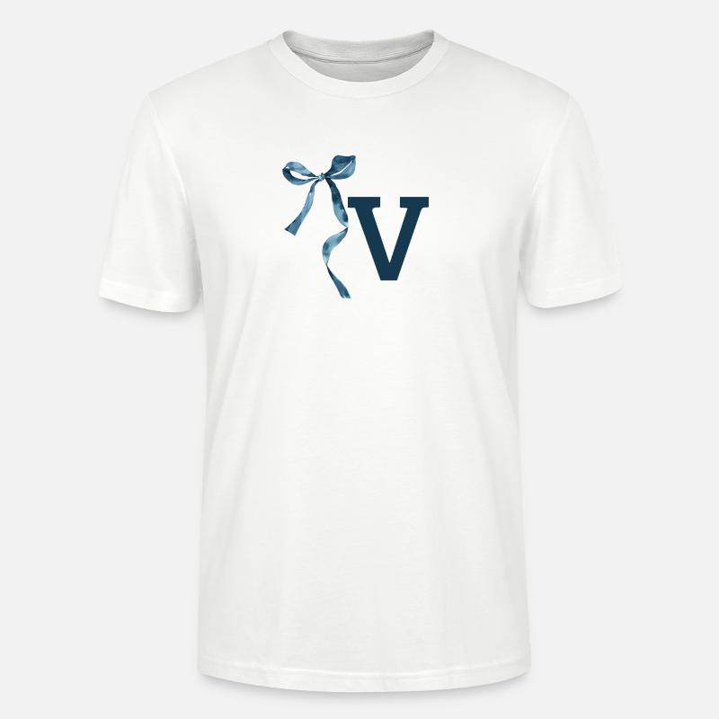 Geschenkidee Monogram V - Stanley/Stella Unisex Bio-T-Shirt CRAFTER - Weiß