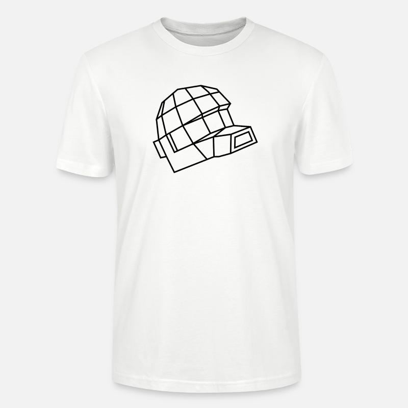 Daft Helm – Electro, Dance & Robot Style - Stanley/Stella Unisex Bio-T-Shirt CRAFTER - Weiß