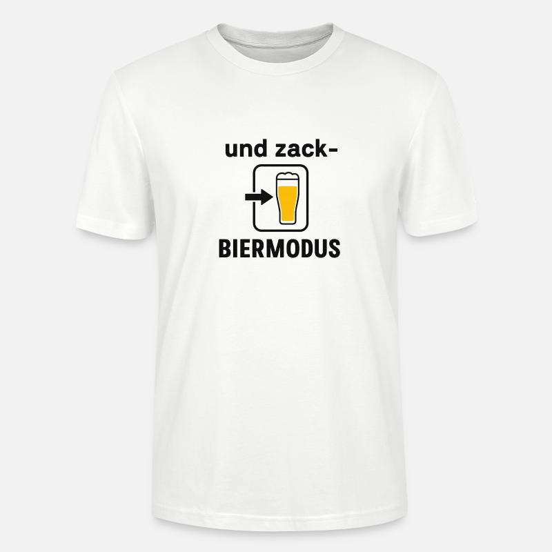 Conception de smartphone en mode bière - T-shirt bio CRAFTER Stanley Stella Unisexe - blanc