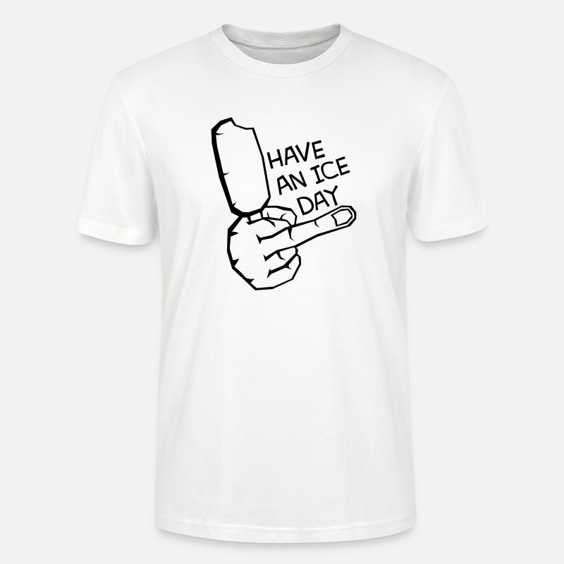 HAV E NICE DAY - Stanley/Stella Unisex Bio-T-Shirt CRAFTER - Weiß