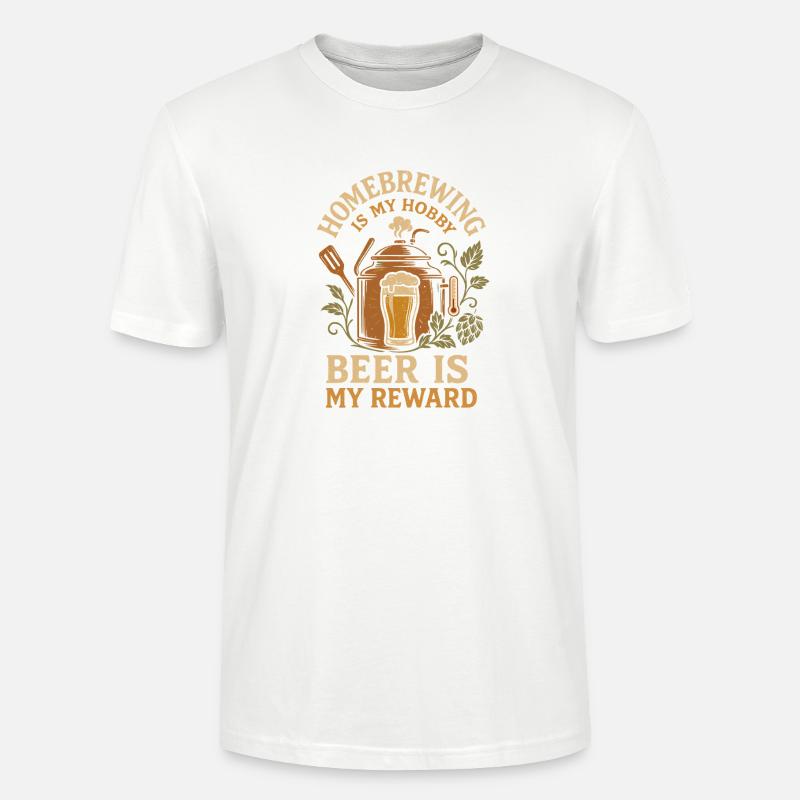 Kein Eiskaffee, sondern Cold Brew - Stanley/Stella Unisex Bio-T-Shirt CRAFTER - Weiß