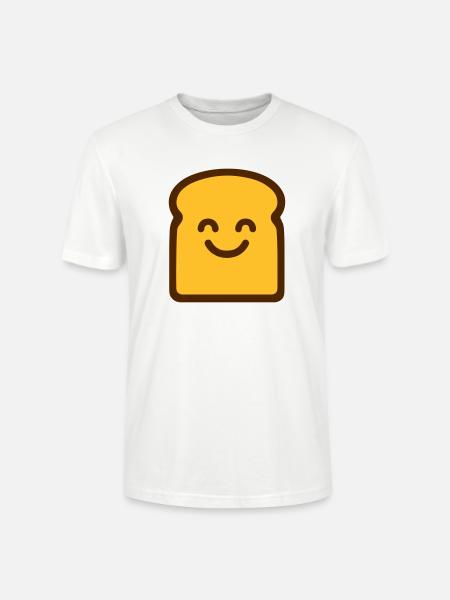 Toast mignon - T-shirt bio CRAFTER Stanley Stella Unisexe - blanc