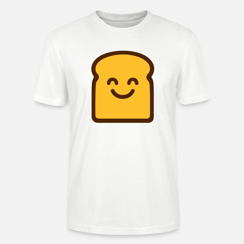 Toast mignon - T-shirt bio CRAFTER Stanley Stella Unisexe - blanc